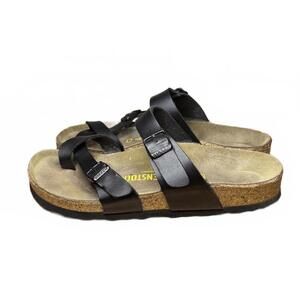 Birkenstock Mayari Thong Sandal Women's Size 7 Graceful Licorice Chunky Slides